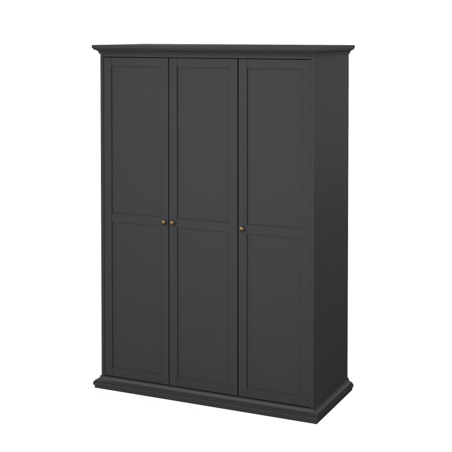 TVILUM Paris garderobeskab - gr�, m. 3 l�ger