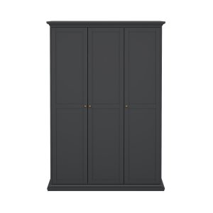 TVILUM Paris garderobeskab - gr�, m. 3 l�ger