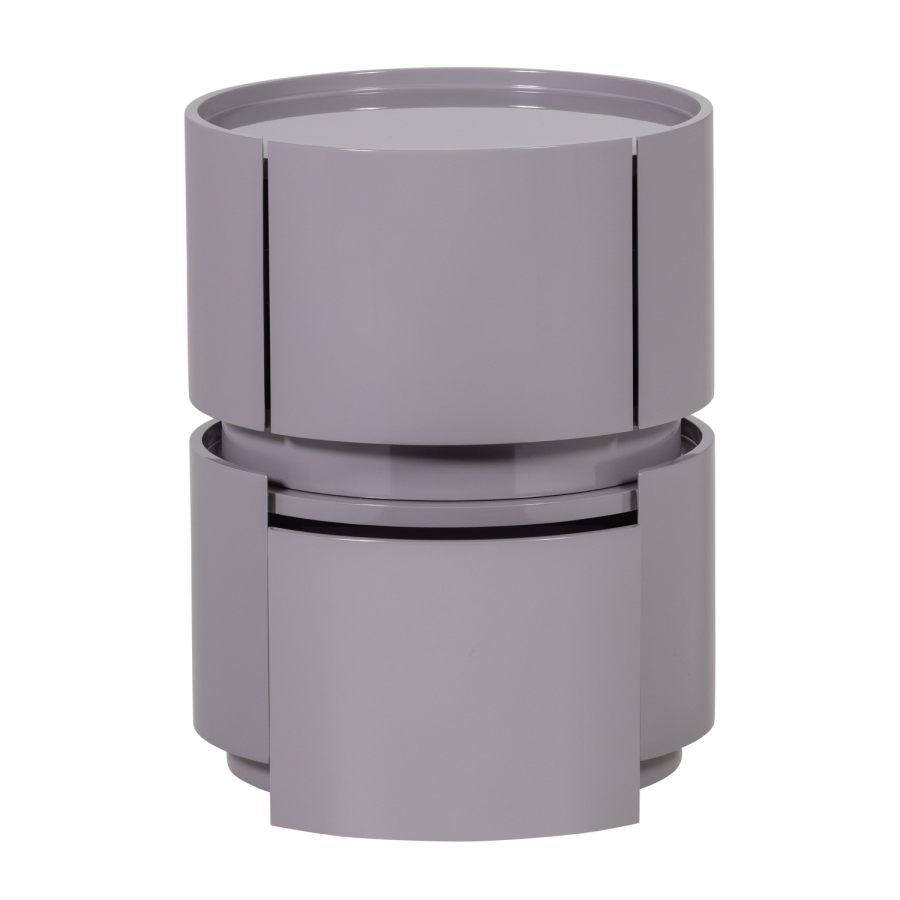 WOOOD Lunex Kommode/Nattbord Treglans Lysegr� [Fsc]