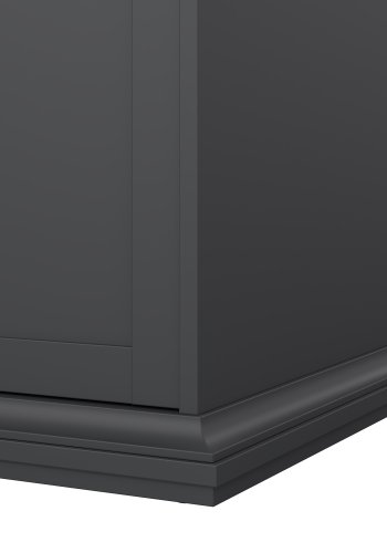 TVILUM Paris garderobeskab - gr�, m. 3 l�ger