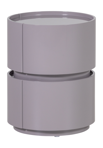 WOOOD Lunex Kommode/Nattbord Treglans Lysegr� [Fsc]