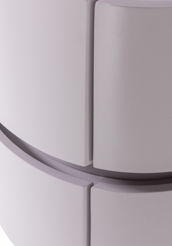 WOOOD Lunex Kommode/Nattbord Treglans Lysegr� [Fsc]