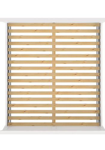 TVILUM Paris S&auml;ngram - Vitt Tr&auml; (180 x 200 cm)