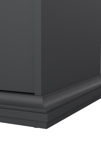 TVILUM Paris kommode - mat gr� tr�, m. 4 skuffer 