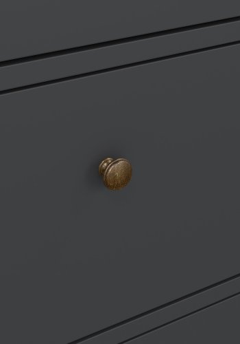 TVILUM Paris kommode - mat gr�, m. 6 skuffer