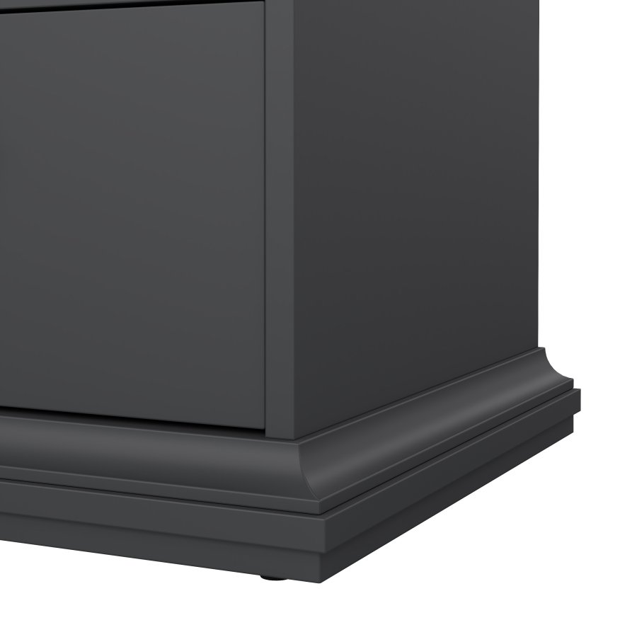 TVILUM Paris kommode - matt gr�, m. 6 skuffer