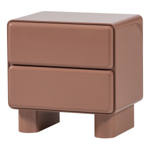 WOOOD Lustra Byr�/Nattduksbord Tr�blank Gammalrosa [Fsc]