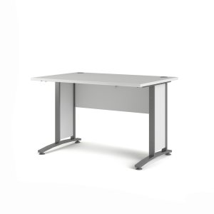 TVILUM Prima Skrivbord - Vitt Tr&auml;, 80 x 120