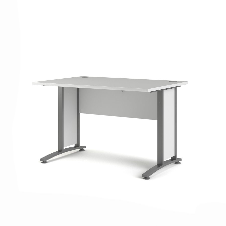 TVILUM Prima Skrivbord - Vitt Tr&auml;, 80 x 120