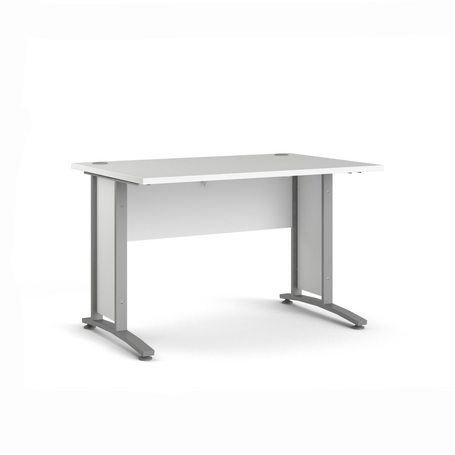 TVILUM Prima Skrivbord - Vitt Tr&auml;, 80 x 120