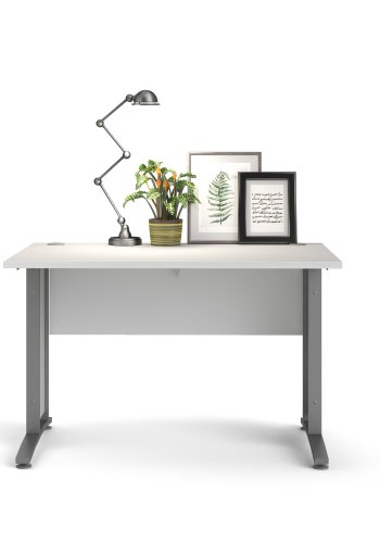 TVILUM Prima Skrivbord - Vitt Tr&auml;, 80 x 120