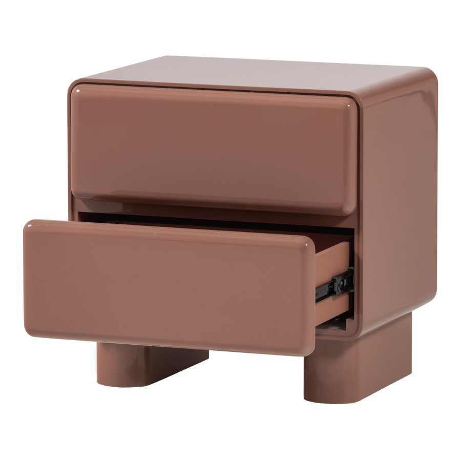 WOOOD Lustra Kommode/Nattbord Treglans Gammelrosa [Fsc]