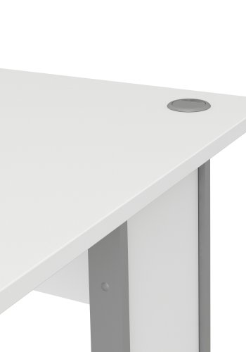 TVILUM Prima Skrivbord - Vitt Tr&auml;, 80 x 120