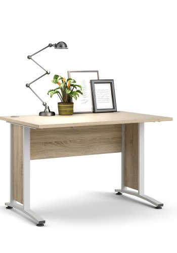 TVILUM Prima skrivebord - natur egetr�, 80x120