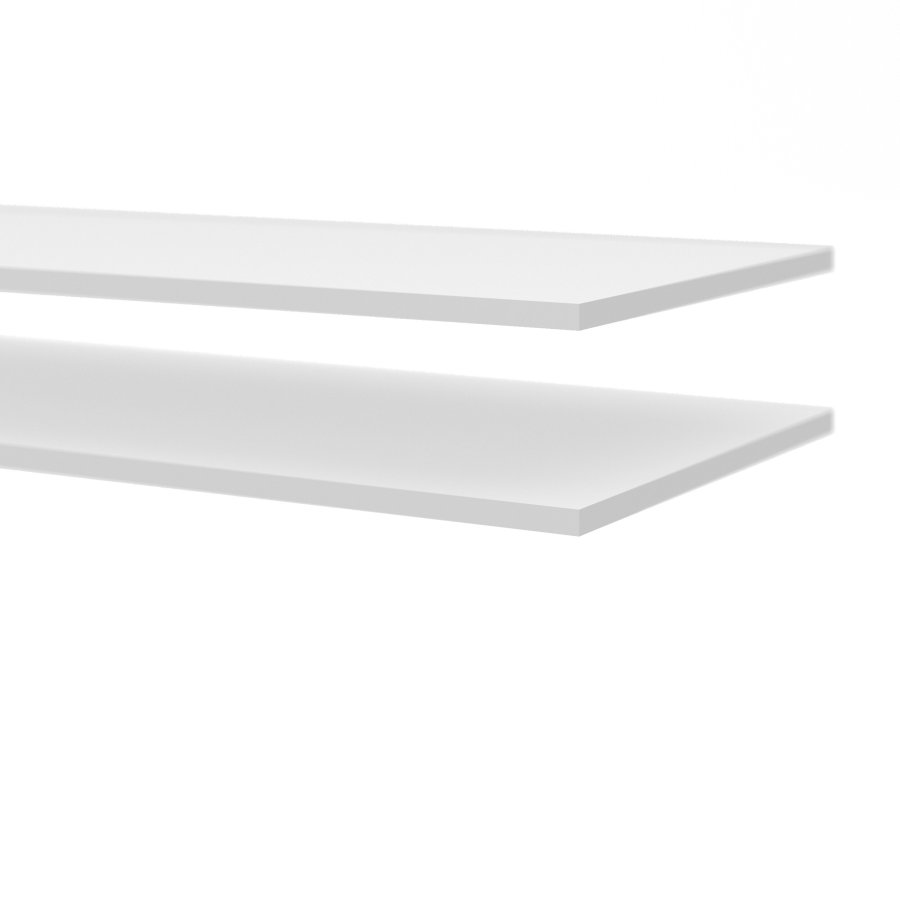 TWIN 2 stk. ekstra hyller til Sprint-garderobe