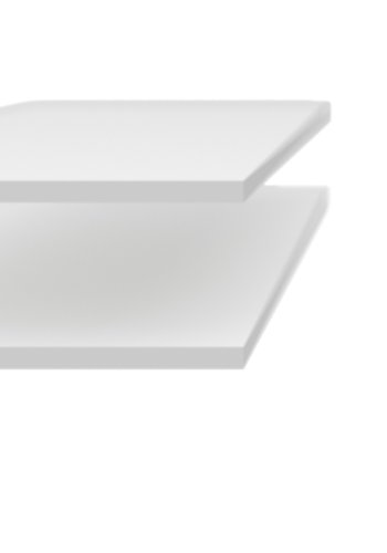 TWIN 2 stk. ekstra hyller til Sprint-garderobe