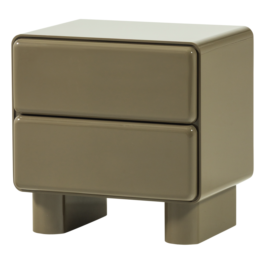 WOOOD Lustra Kommode/Nattbord Tre Gloss Gr�nn [Fsc]