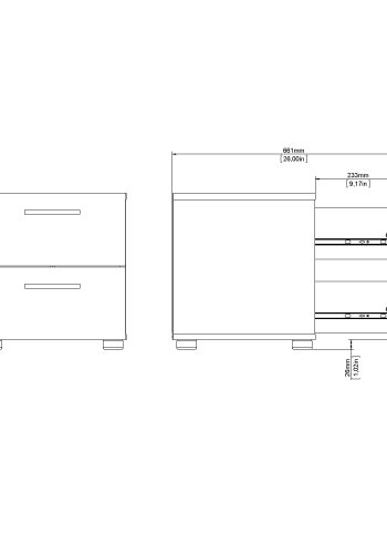 TVILUM Pepe nattbord
