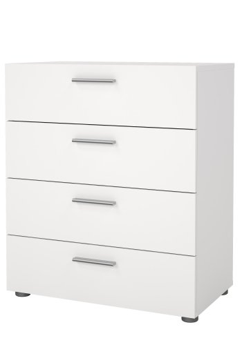 TVILUM Pepe kommode, m. 4 skuffer - hvid tr�