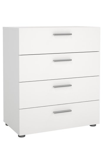 TVILUM Pepe kommode, m. 4 skuffer - hvid tr�