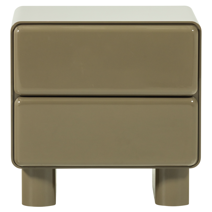 WOOOD Lustra Kommode/Nattbord Tre Gloss Gr�nn [Fsc]