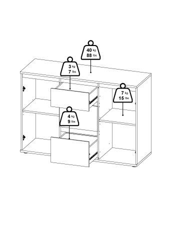 TVILUM Nova Skjenk - Pakke