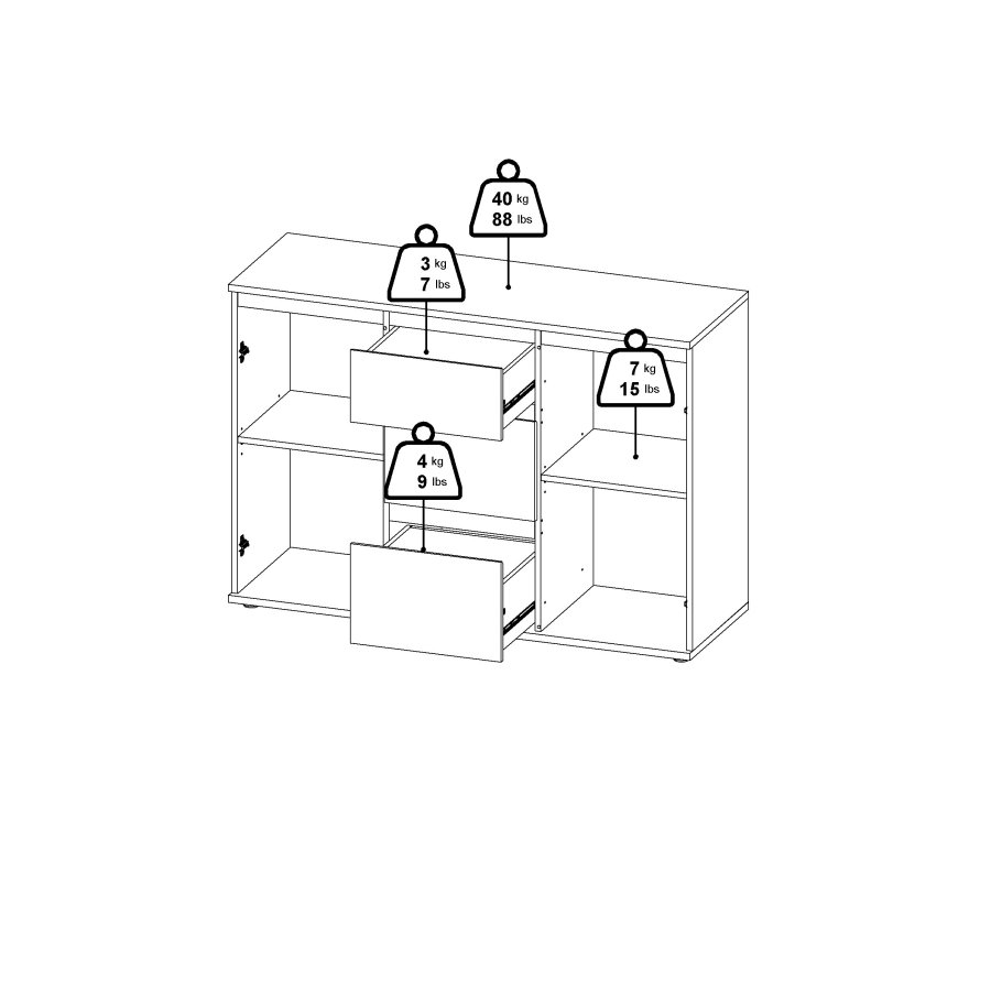 TVILUM Nova Skjenk - Pakke