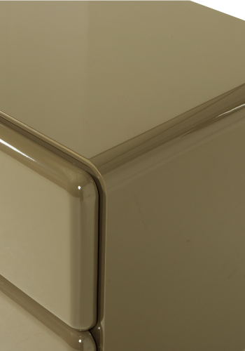 WOOOD Lustra Kommode/Nattbord Tre Gloss Gr�nn [Fsc]