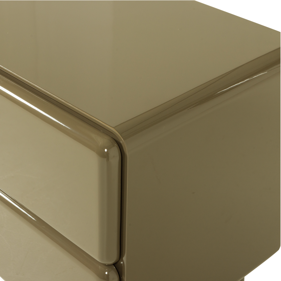 WOOOD Lustra Kommode/Nattbord Tre Gloss Gr�nn [Fsc]