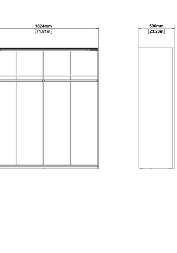 TVILUM Verona-kabinet