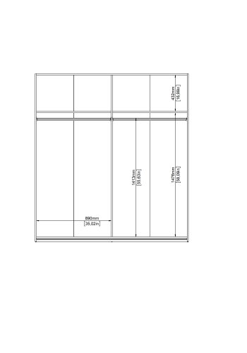 TVILUM Verona-kabinet