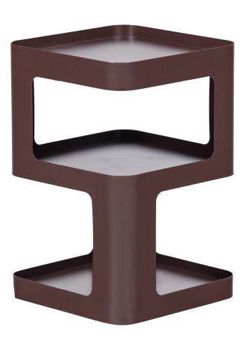 WOOOD Rive sidebord/nattbord metall lilla/brun