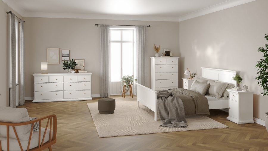 TVILUM Paris US Queen/UK Kingsize-seng 154 x 203 - Parcel