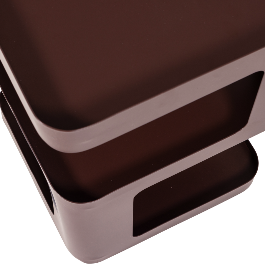 WOOOD Rive sidebord/nattbord metall lilla/brun