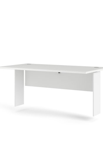 TVILUM Prima skrivebordsplate med sidepanel - Parcel