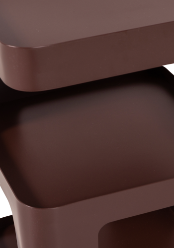 WOOOD Rive sidebord/nattbord metall lilla/brun