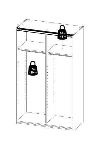 TVILUM Verona-kabinet