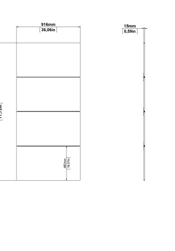 TVILUM Verona 1 d&ouml;rr f&ouml;r 180 cm garderober - Paket