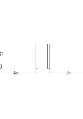 TVILUM Madrid soffbord - Paket