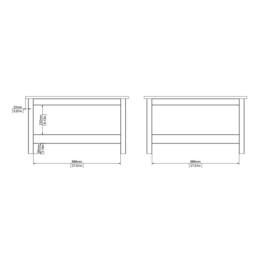 TVILUM Madrid soffbord - Paket