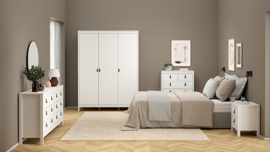 TVILUM Madrid Garderob med 3 d&ouml;rrar - Paket