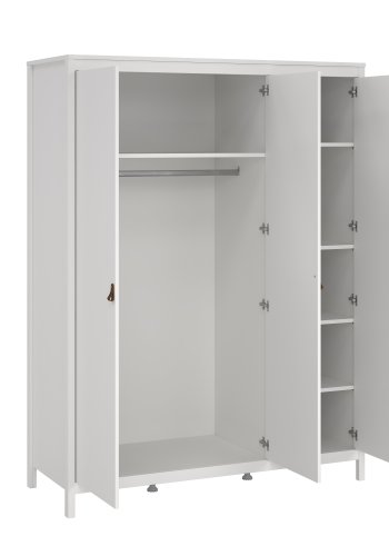 TVILUM Madrid Garderob med 3 d&ouml;rrar - Paket