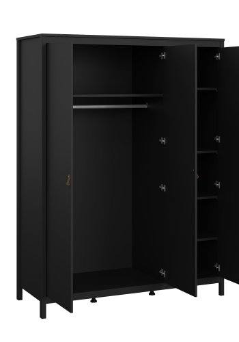 TVILUM Madrid Garderob med 3 d&ouml;rrar - Paket