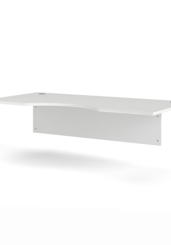 TVILUM Prima skrivebordsplate med moderne panel - Parcel