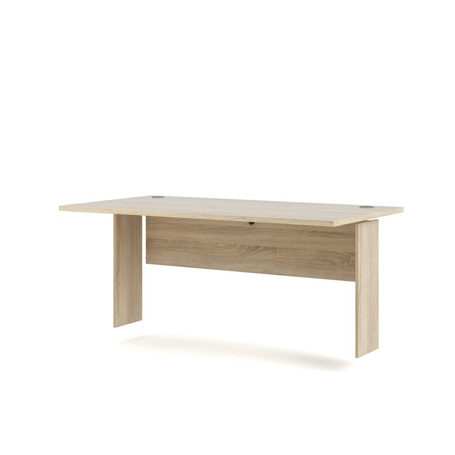 TVILUM Prima skrivebordsplate med sidepanel - Parcel