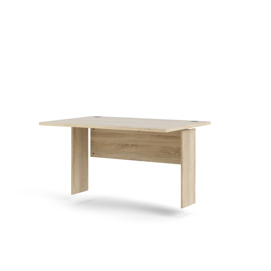 TVILUM Prima skrivebordsplate med sidepanel - Parcel