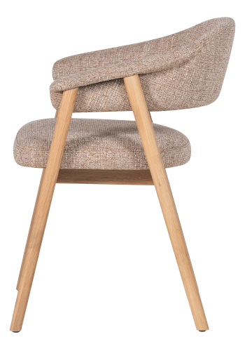 WOOOD Tunar Matstol Med Armst&ouml;d Tr&auml; Naturf&auml;rgad [Fsc]