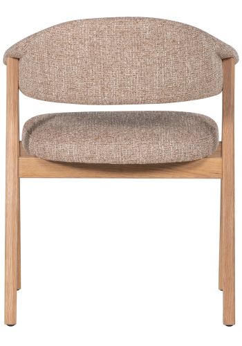 WOOOD Tunar Matstol Med Armst&ouml;d Tr&auml; Naturf&auml;rgad [Fsc]