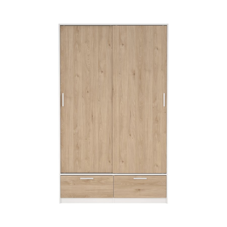 TVILUM Line Garderob med 2 d&ouml;rrar + 2 l�dor - Paket