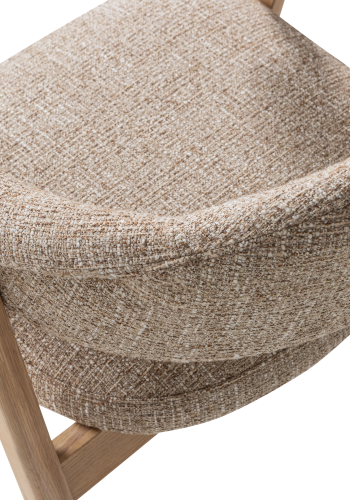 WOOOD Tunar Matstol Med Armst&ouml;d Tr&auml; Naturf&auml;rgad [Fsc]